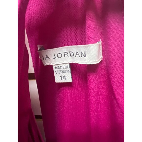 Julia Jordan NWT Knot Neck Neon Pink Halter Jumpsuit - Picture 8 of 10